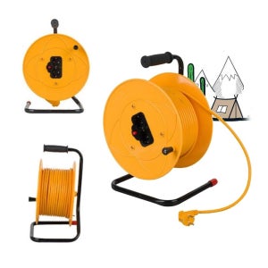연장 2구 전기연장선 작업용 릴선 캠핑전기릴선 캠핑 전기 작업선 멀티 43m 리드 전기릴선