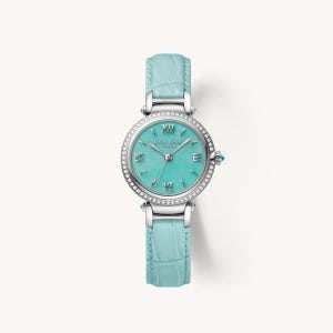 롤라로즈 Arch Bridge 아마조나이트 여성 가죽시계 LR2311