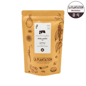 라 플랜테이션 캄보디아 캄폿 후추 블랙 흑후추 100g, 1개