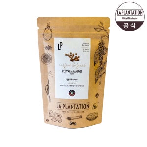 라 플랜테이션 캄보디아 캄폿 후추 화이트 백후추 50g, 1개