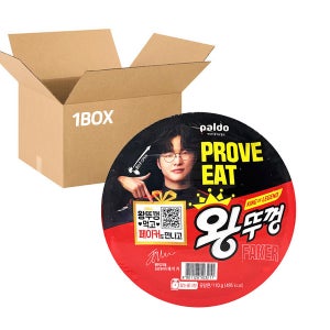 팔도 왕뚜껑 컵라면 1박스 오리지널, 110g, 18개
