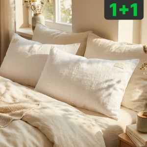 포니홈 1+1 순면 베개커버 2장 60수 호텔 자루형 베겟 덮개 여행용 4060