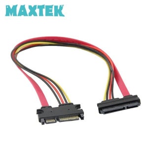 맥스텍 SATA 데이타 파워 연장케이블 50cm