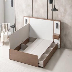 실용성높은 SS 흔들림없는침대프레임 자취수납침대프레임