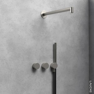 라우체수전 무광 니켈 뉴코인 7338N 매립레인샤워수전