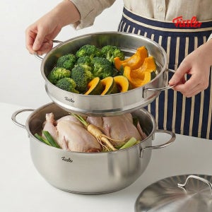 휘슬러 뉴패밀리 대용량 스텐 웍 찜기 올인원 28cm (7L)