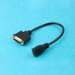 Coms HDMI 젠더 HDMI F to DVI F 30cm 변환 케이블