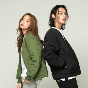 [당일출고] 남녀공용 보아털 퀼팅 집업점퍼 깔깔이 점퍼