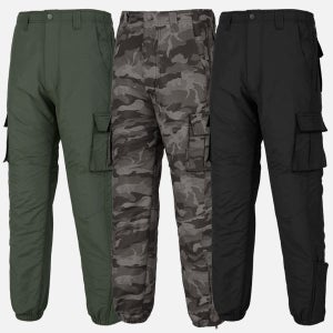 남자 겨울 솜바지 기모 겨울 작업 바지 건빵 배달 라이더팬츠 빅사이즈 (M6WP24)