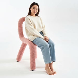 브라보가구 바바 부클레 패브릭 의자