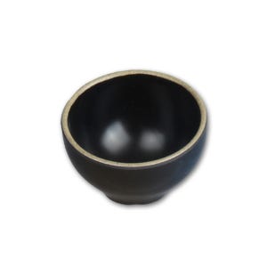 DOLSAN 돌산멜라민 앤틱블랙 경사소스종지 DS-7342