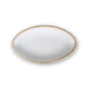 DOLSAN 돌산멜라민 앤틱조선백자 돌무늬좁은타원 3호 DS-7275