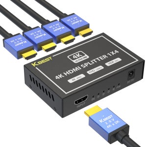 hb400 HDMI 분배기 1:4 4K 듀얼모니터 트리플모니터 영상 공유기