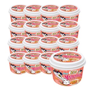 삼양 로제불닭납작당면 큰컵 12입 1박스