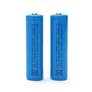 18650 충전지 보호회로 내장형 리튬 배터리 2200mAh 2p