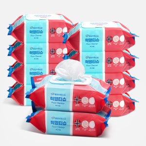 L2 혁명티슈 가정용 청소물티슈 물걸레 청소포 FC-100 30매 10개