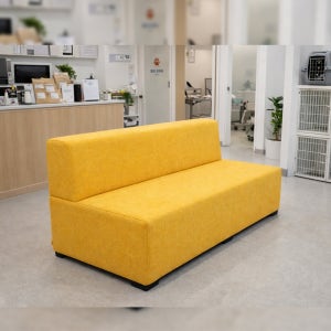 HN262 실리펫 2인용 동물병원 대기실쇼파 실리콘패브릭 오염방지 카페