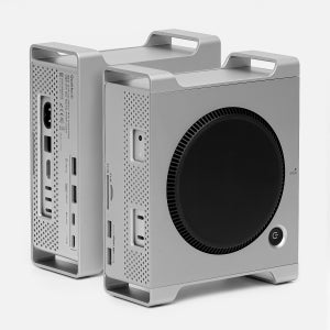 쿼카씨 맥미니 M4 도킹스테이션 멀티 USB허브 M.2 SSD 인클로저