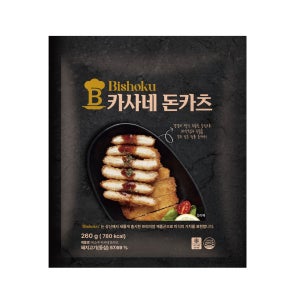 카사네 돈카츠 상신 비쇼쿠 냉동돈까스 소용량 6겹 등심, 260g, 1개