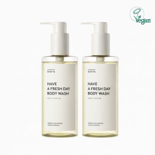 [2개] [박진영유기농화장품] 매실 유기농 온가족 바디 워시 300ml