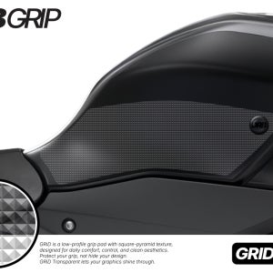 디알비그립 야마하 YZF R1 15~ 그리드 투명 DRB GRIP 니그립패드