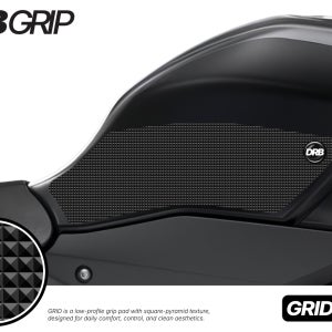 디알비그립 야마하 YZF R1 15~ 그리드 블랙 DRB GRIP 니그립패드