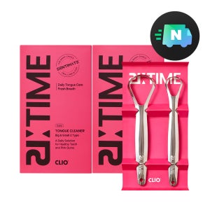 크리오 덴티메이트 리타임 스테인리스 420 혀클리너 스푼 타입 2입 2세트
