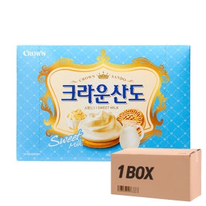 크라운산도 스윗 밀크 323g 8개 1박스 납품용 마트용 매장용 대량구매 도매