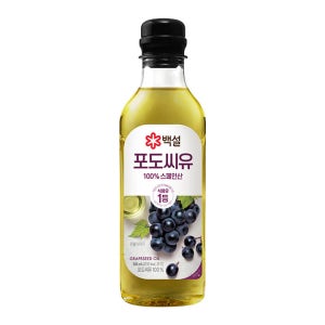 백설 포도씨유 500mlX3/기름