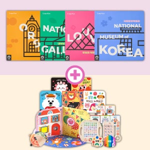 (붉은말띠해 한정특가) 백일 명화 패키지 (앙팡+명화클래식 빅플러스 사운드북)