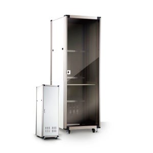 LD-SGDR750 시리즈 40U 전면유리 허브랙 국산 2000x600x750 통신랙