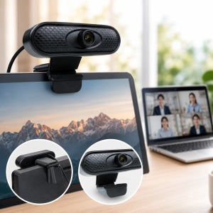 웹캠 720P 화상카메라 USB PC캠 자동설치 내장마이크