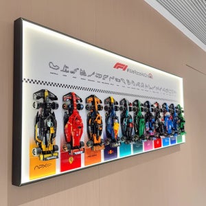 레고 스피드챔피언 F1 더무비 77252 11종 액자 풀전시 테마배경 대형수납 APXGP