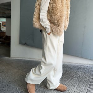 이지 웜 기모 스웻 팬츠 겨울 조거팬츠 루즈핏 캐주얼바지