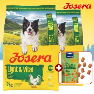 요세라독 라이트 바이탈 강아지 체중조절 비만견 다이어트 사료 3kg x 2개