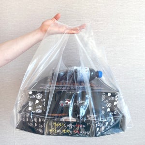 비닐봉투 배달 비닐 봉지 치킨 인쇄제작 박스 포장 PE 피자봉투 57호 중특대 500매