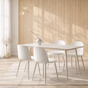 세라믹 4인용 식탁 상판 카페 포세린 사각 식탁세트 테이블