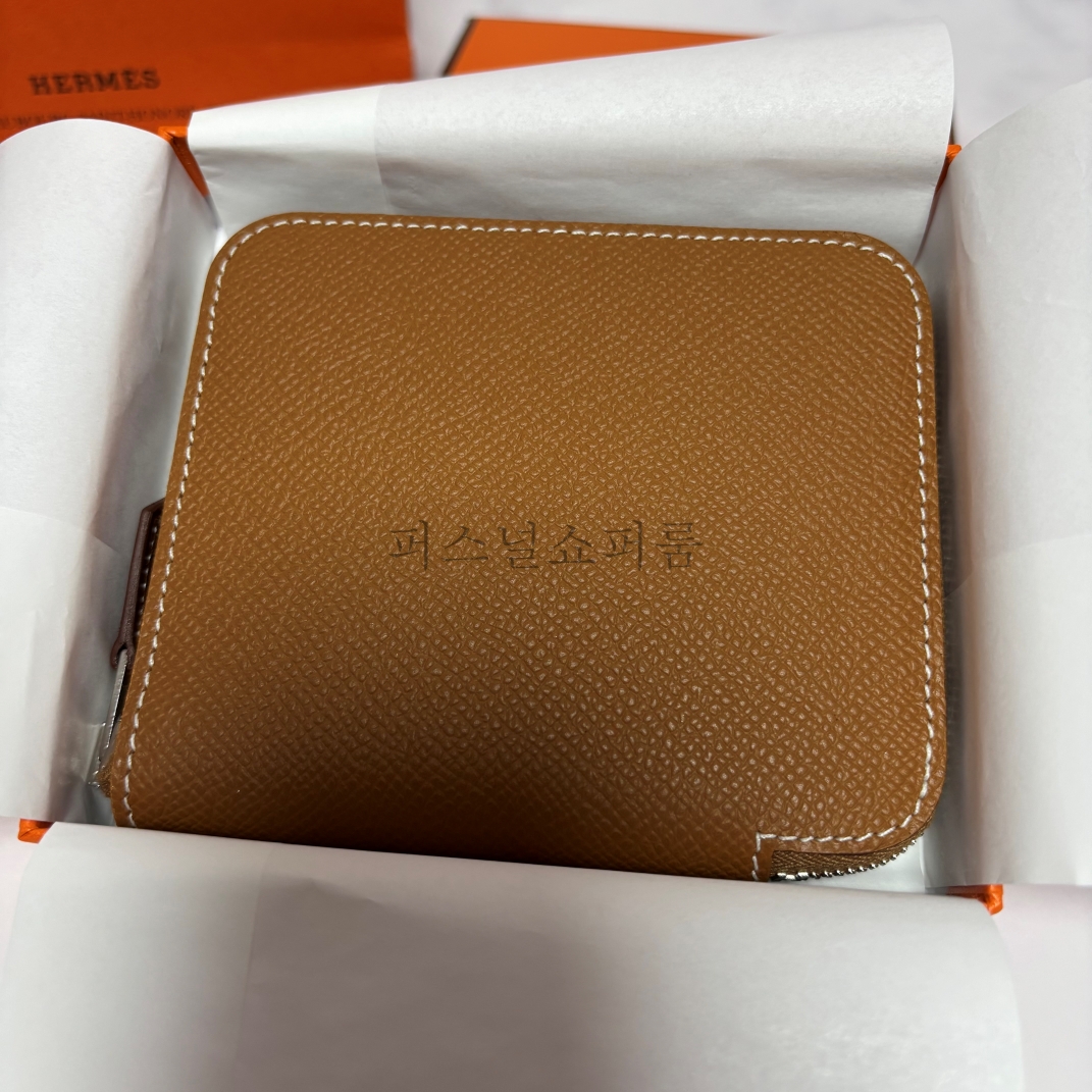에르메스 실크인 콤팩트 지갑