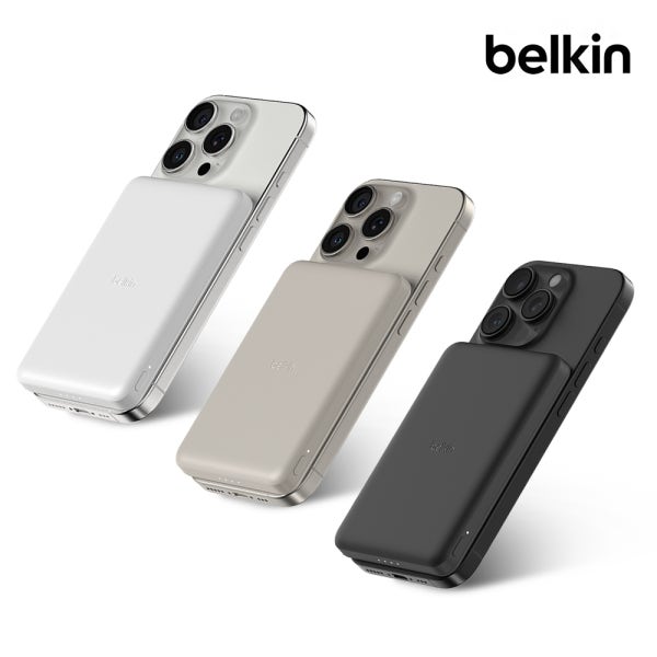 벨킨 5000mAh 초슬림 마그네틱 무선 충전 보조배터리 BPD010