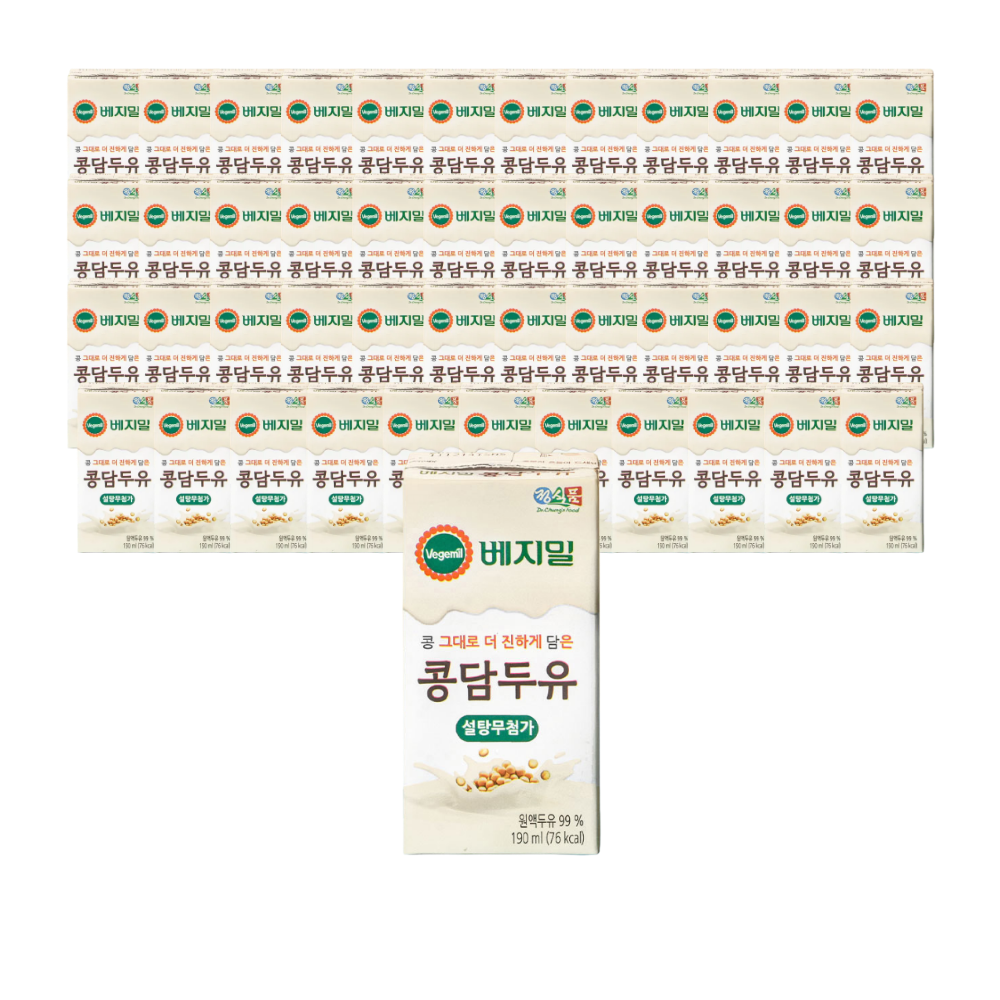 베지밀 콩담두유 190ml 48팩 (18,620원) (무료)