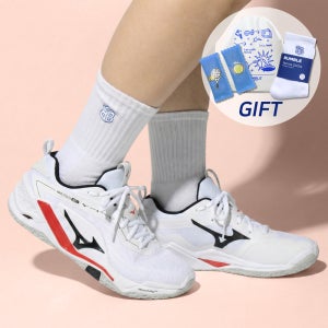 미즈노 배드민턴화 웨이브 스텔스 네오 2 체대입시화 인도어화