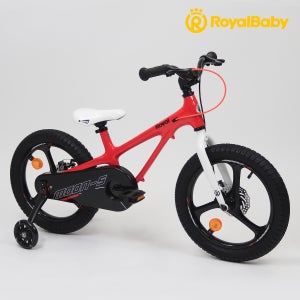 로얄베이비 문5 프로 유아 어린이 자전거 40.6cm(16인치), 레드