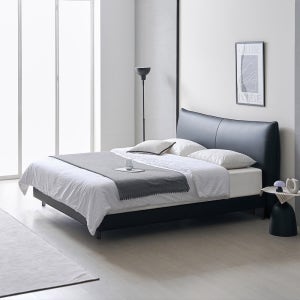 라로퍼니처 스테디 1800 가죽 호텔식 라지킹 침대 LK 독립 매트리스 포함