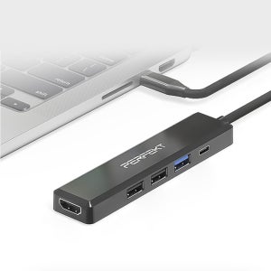 화질선명한 USB C타입 멀티허브 HDMI 4K 노트북연결 확장어댑터