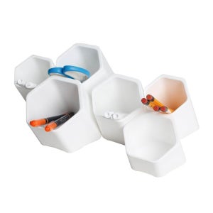 경사 펜홀더 볼펜홀더 육각 연필꽂이 연필꽂이함 다용도 필기구 다용도연필꽂이 펜꽂이 다