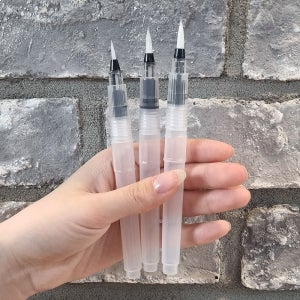 워터브러쉬 수채화 붓펜 물붓 3종세트