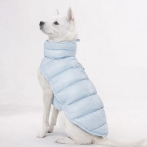 머엉클레어 벨크로 경량 패딩 생활방수 스트링조절 소형견 중형견 대형견 애견 겨울 패딩 조끼 베스트