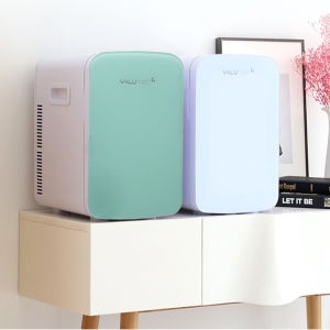 벨류텍차량용화장품겸용 차량용냉장고 화장품냉장고 아답터포함 15리터냉온장고 차량용냉온