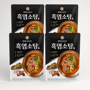 진한 흑염소탕 선물세트 600g x 4팩
