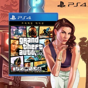 PS4 GTA5 그랜드 테프트 오토5 프리미엄 온라인 에디션